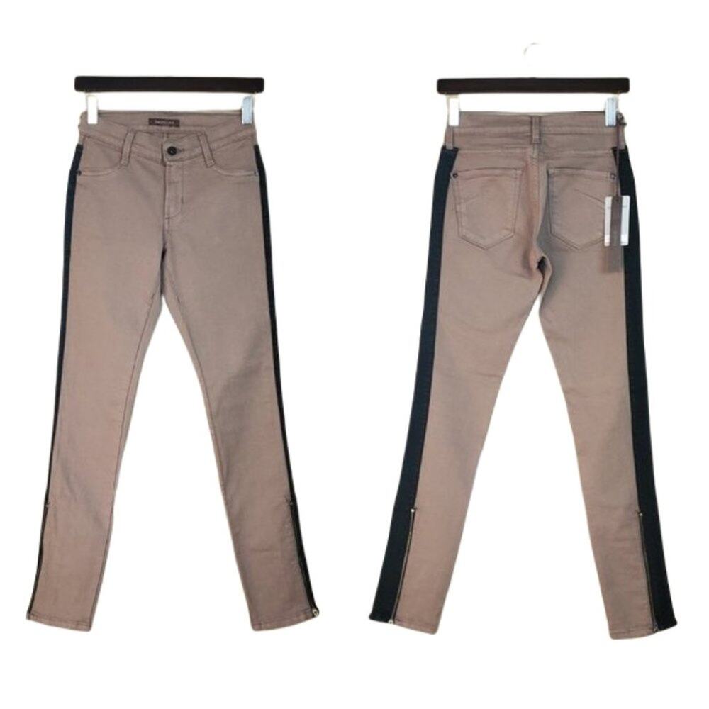 James Jeans Twiggy Tuxedo Side Zip Skinny Jeans
